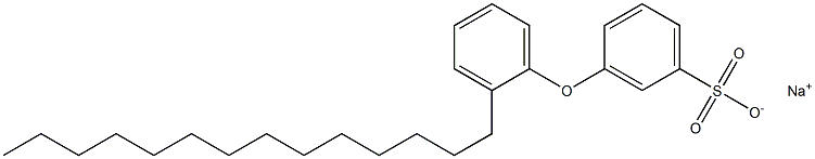 3-(2-Tetradecylphenoxy)benzenesulfonic acid sodium salt,,结构式