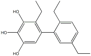  4-Ethyl-5-(2,5-diethylphenyl)benzene-1,2,3-triol