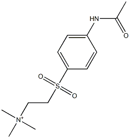 2-[p-(Acetylamino)phenylsulfonyl]ethyltrimethylaminium