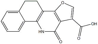 4,5,10,11-Tetrahydro-11-oxobenzo[h]furo[3,2-c]quinoline-1-carboxylic acid