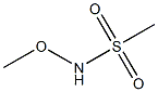 N-Methoxymethanesulfonamide Structure