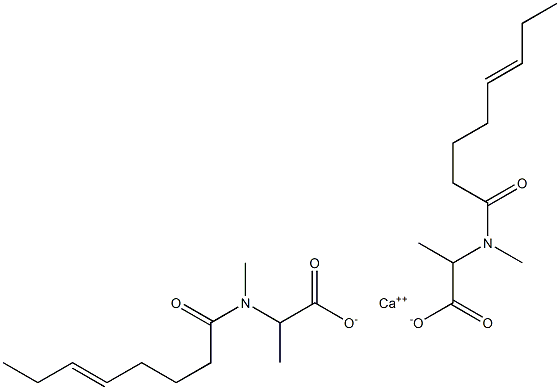 Bis[2-[N-methyl-N-(5-octenoyl)amino]propionic acid]calcium salt