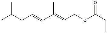 Propionic acid 3,7-dimethyl-2,4-octadienyl ester