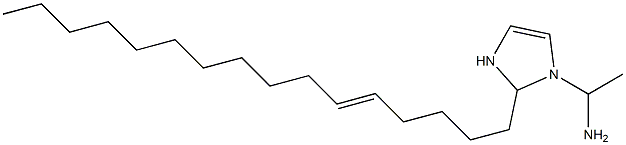 1-(1-アミノエチル)-2-(5-ヘキサデセニル)-4-イミダゾリン 化学構造式