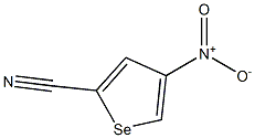 2-Cyano-4-nitroselenophene,,结构式