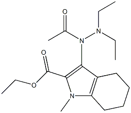 1-Methyl-3-[(diethylamino)acetylamino]-4,5,6,7-tetrahydro-1H-indole-2-carboxylic acid ethyl ester