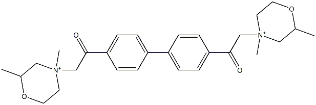  4,4'-[[1,1'-Biphenyl-4,4'-diyl]bis(2-oxo-2,1-ethanediyl)]bis(4-methyl-2-methylmorpholinium)