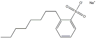 2-Octylbenzenesulfonic acid sodium salt Structure