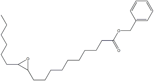 11,12-Epoxystearic acid benzyl ester Structure