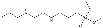 3-(Trimethoxysilyl)-N-[2-(propylamino)ethyl]propan-1-amine Struktur