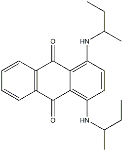 1,4-Bis(sec-butylamino)anthraquinone,,结构式