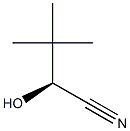 (2S)-3,3-Dimethyl-2-hydroxybutanenitrile Structure