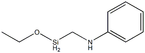 Ethoxy(phenylaminomethyl)silane Structure