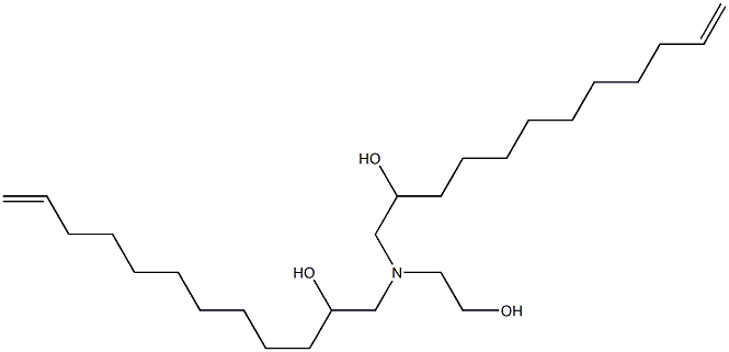 1,1'-[(2-Hydroxyethyl)imino]bis(11-dodecen-2-ol) Structure