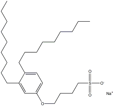 4-(3,4-Dinonylphenoxy)butane-1-sulfonic acid sodium salt
