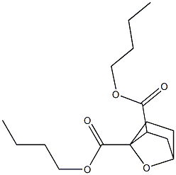 7-Oxabicyclo[2.2.1]heptane-1,2-dicarboxylic acid dibutyl ester Structure