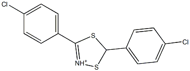 3,5-Di(4-chlorophenyl)-1,4,2-dithiazole-2-cation