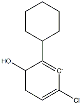 4-Chloro-2-cyclohexylphenol anion 结构式