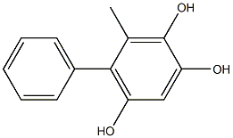 6-Methyl-5-phenyl-1,2,4-benzenetriol Structure