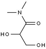 N,N-Dimethyl-2,3-dihydroxypropanamide Structure