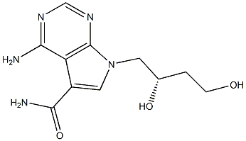 4-Amino-7-[(S)-2,4-dihydroxybutyl]-7H-pyrrolo[2,3-d]pyrimidine-5-carboxamide