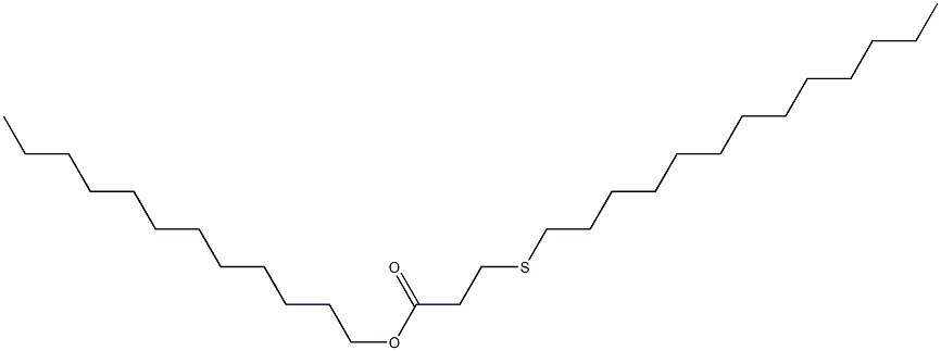3-(Tridecylthio)propionic acid dodecyl ester Structure