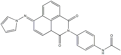  6-Pyrrolizino-2-[4-(acetylamino)phenyl]-2H-benzo[de]isoquinoline-1,3-dione