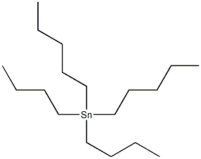 Dipentyldibutylstannane Structure