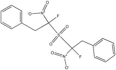 Phenyl(1-fluoro-1-nitroethyl) sulfone Struktur