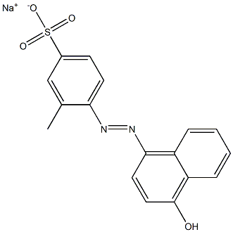 4-[(4-Hydroxy-1-naphtyl)azo]-3-methylbenzenesulfonic acid sodium salt