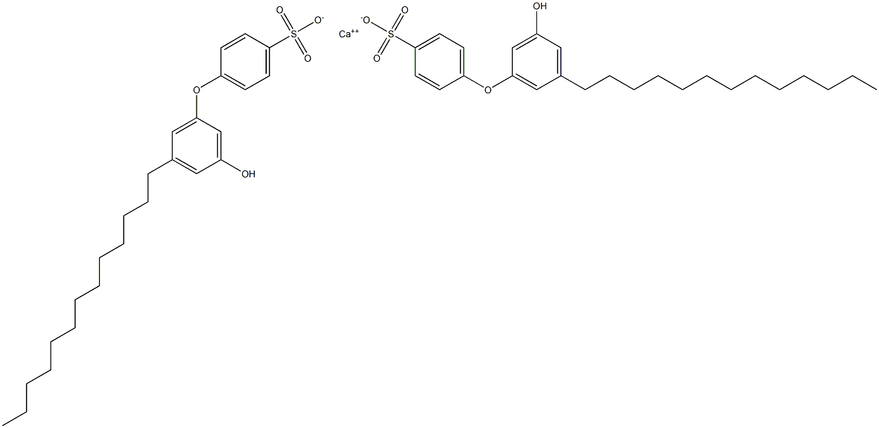 Bis(3'-hydroxy-5'-tridecyl[oxybisbenzene]-4-sulfonic acid)calcium salt|