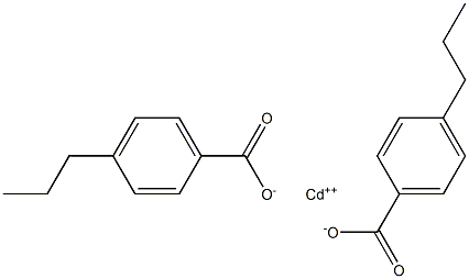 Bis(4-propylbenzoic acid)cadmium salt,,结构式