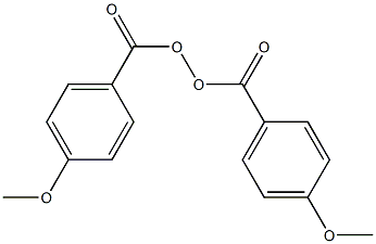 Bis(4-methoxybenzoyl) peroxide Structure