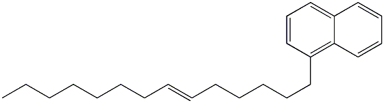 1-(6-Tetradecenyl)naphthalene Struktur