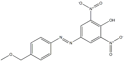 4-[[4-(Methoxymethyl)phenyl]azo]-2,6-dinitrophenol Structure