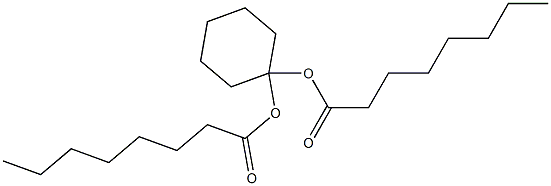 Dioctanoic acid 1,1-cyclohexanediyl ester