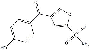 4-(4-Hydroxybenzoyl)furan-2-sulfonamide Structure