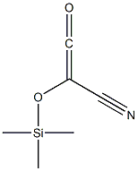 Cyano(trimethylsiloxy)ketene Structure