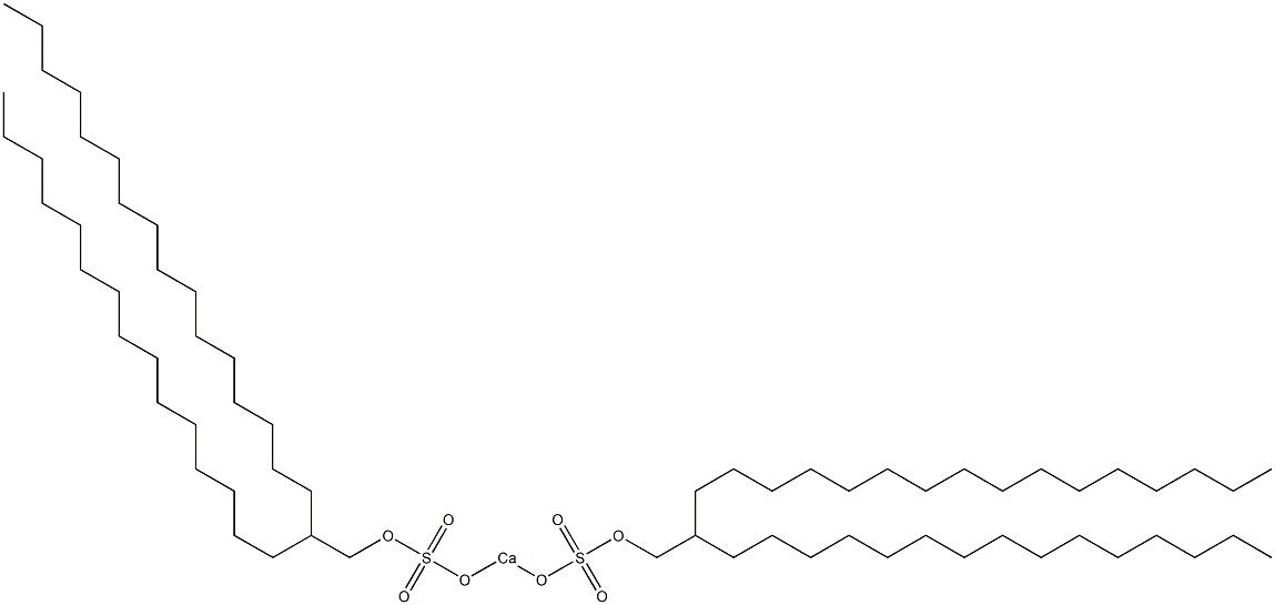 Bis(2-pentadecyloctadecyloxysulfonyloxy)calcium,,结构式