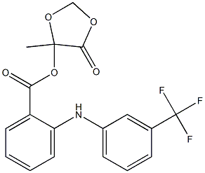 2-[(3-Trifluoromethylphenyl)amino]benzoic acid 5-methyl-4-oxo-1,3-dioxolan-5-yl ester