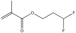 Methacrylic acid (3,3-difluoropropyl) ester Structure