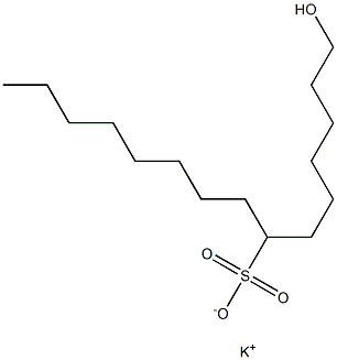 1-Hydroxypentadecane-7-sulfonic acid potassium salt