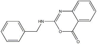 2-Benzylamino-4H-3,1-benzoxazin-4-one Structure