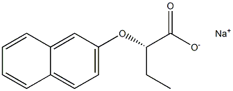 [S,(-)]-2-[(2-Naphtyl)oxy]butyric acid sodium salt Struktur