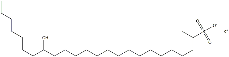 17-Hydroxytetracosane-2-sulfonic acid potassium salt