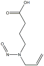 4-(Allylnitrosoamino)butyric acid,,结构式