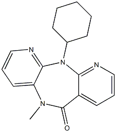 5,11-Dihydro-11-cyclohexyl-5-methyl-6H-dipyrido[3,2-b:2',3'-e][1,4]diazepin-6-one