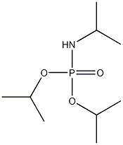 N-Isopropylamidophosphoric acid diisopropyl ester Structure