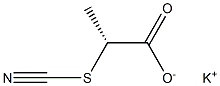 [R,(-)]-2-Thiocyanatopropionic acid potassium salt Struktur