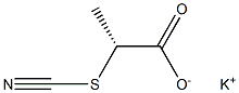 [R,(-)]-2-Thiocyanatopropionic acid potassium salt Structure